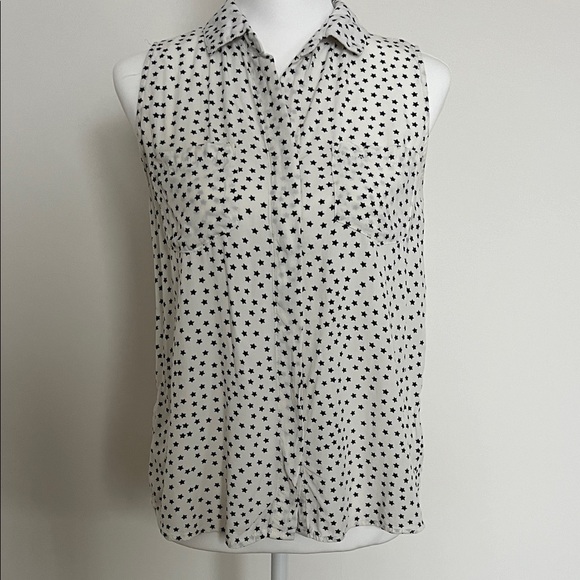 Velvet Heart Tops - Velvet Heart Star Print Sleeveless Blouse